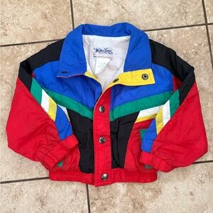 Vintage 1980’s Weather Tamer Colorblock Kids Jacket Size 24m